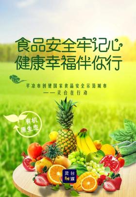 【共创食安城市 共享健康生活】海报 |食品安全牢记心 健康幸福伴你行 